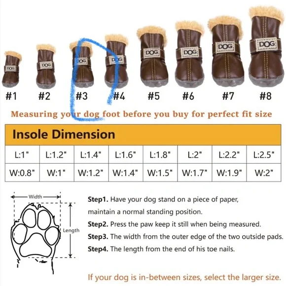 SOLD NEW!! Adorable Doggy Boots!! - Picture 6 of 6